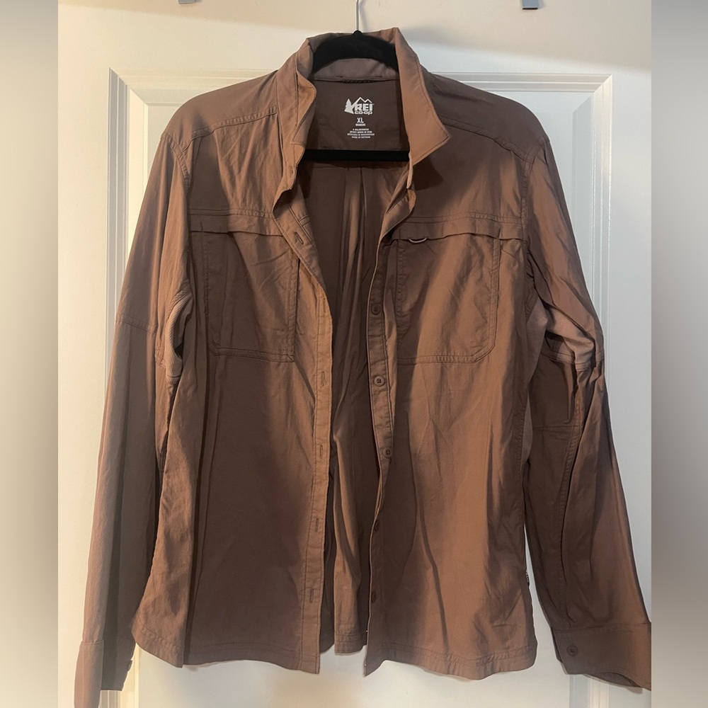 Purple REI BUTTON UP